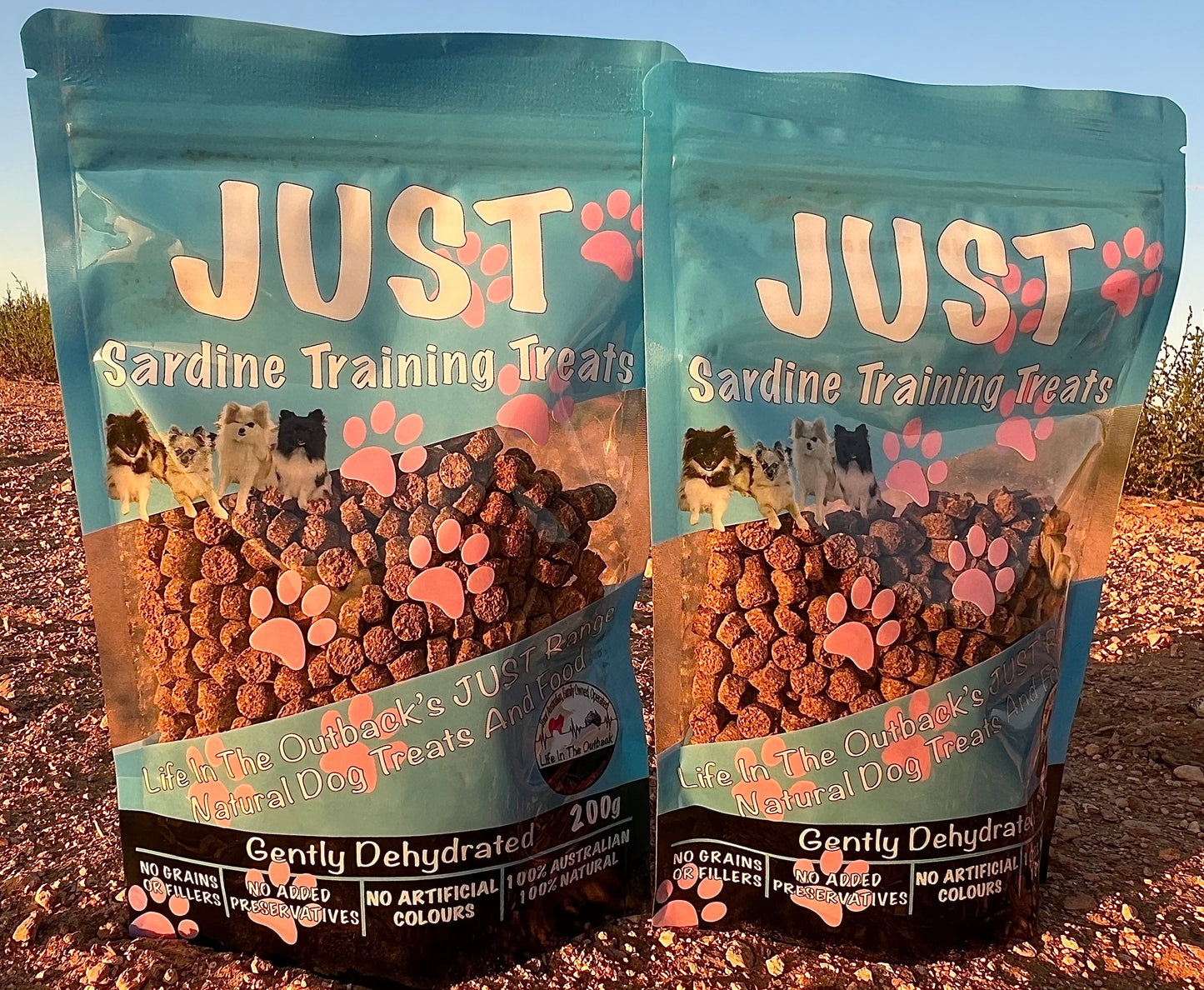 1x Just Sardine Training Treats - 100g - Pet And Farm