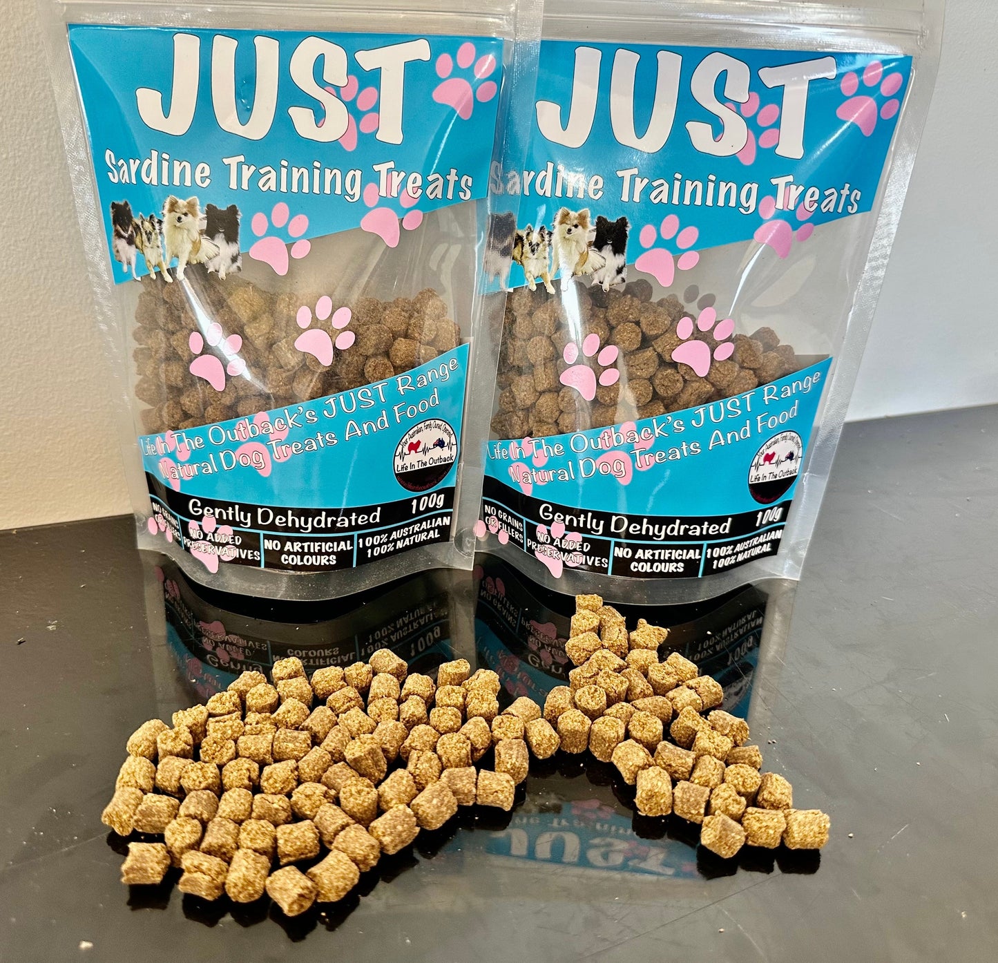 1x Just Sardine Training Treats - 100g - Pet And Farm