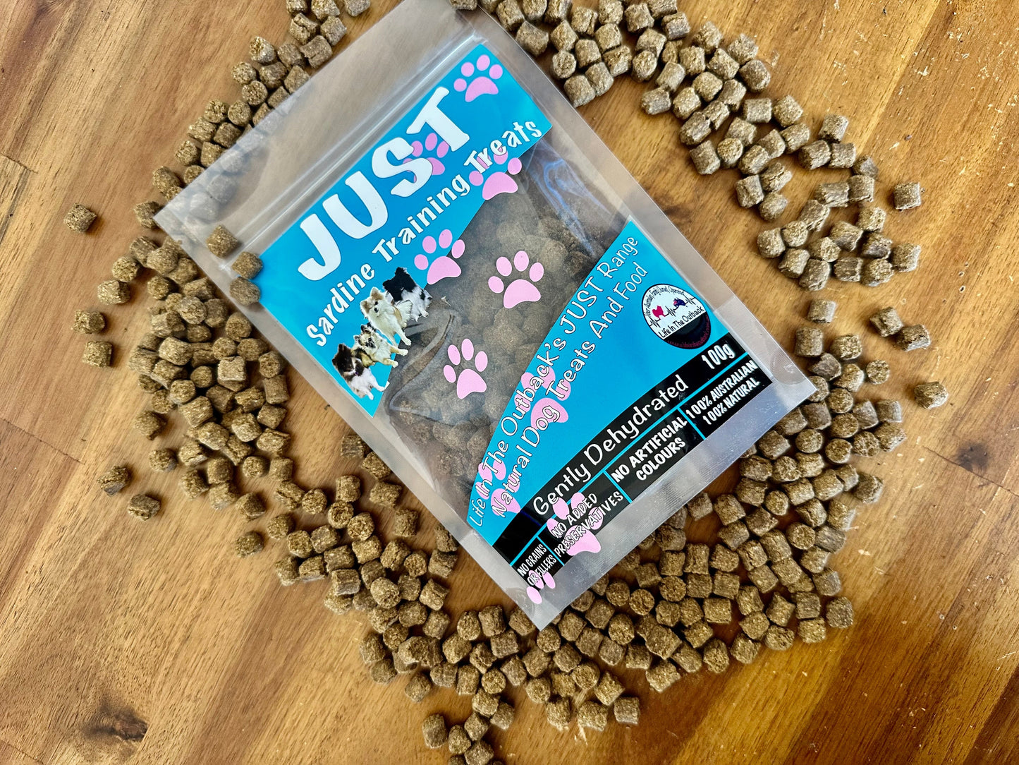 1x Just Sardine Training Treats - 100g - Pet And Farm
