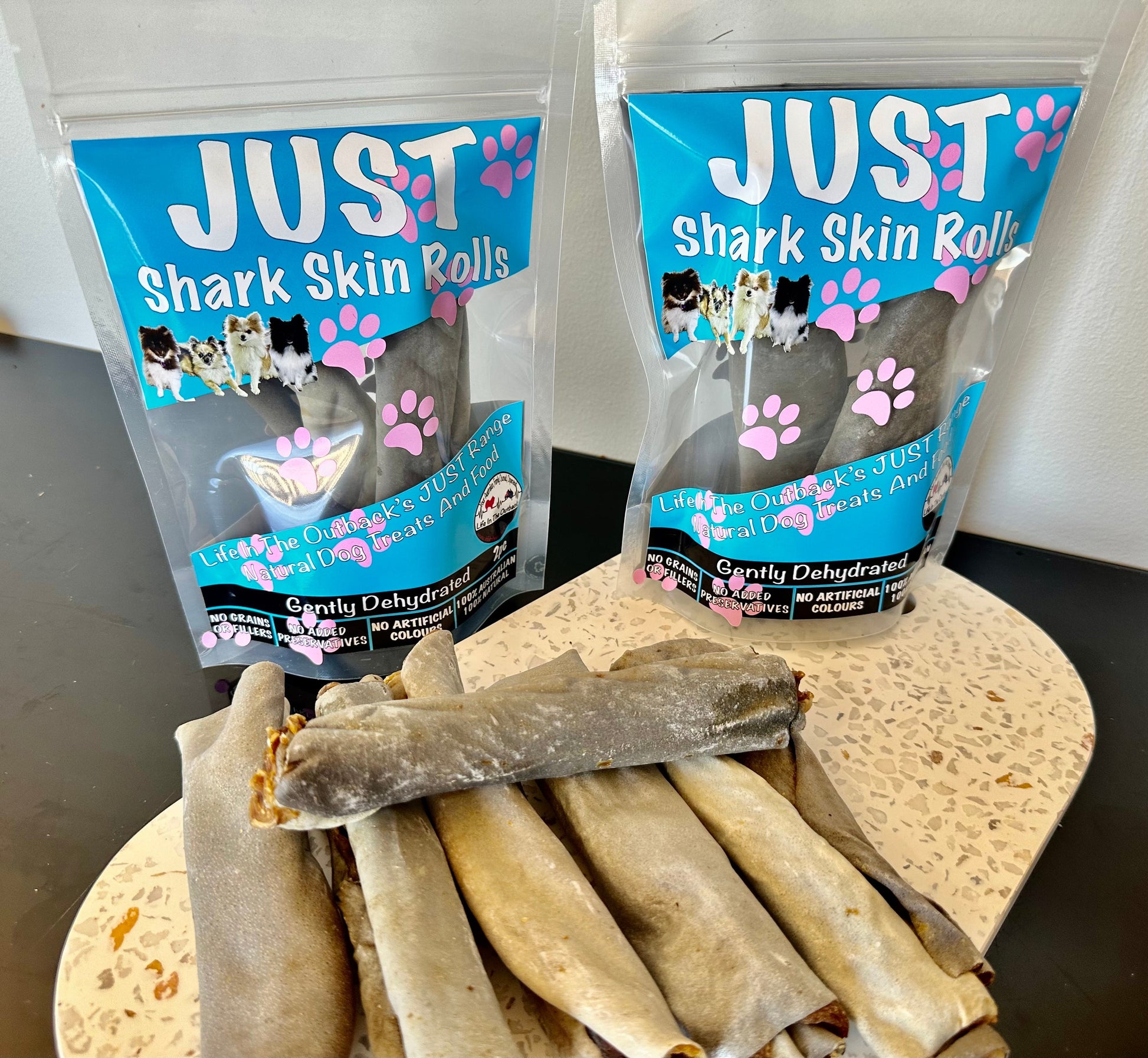 1x Just Shark Skin Rolls - Pet And Farm