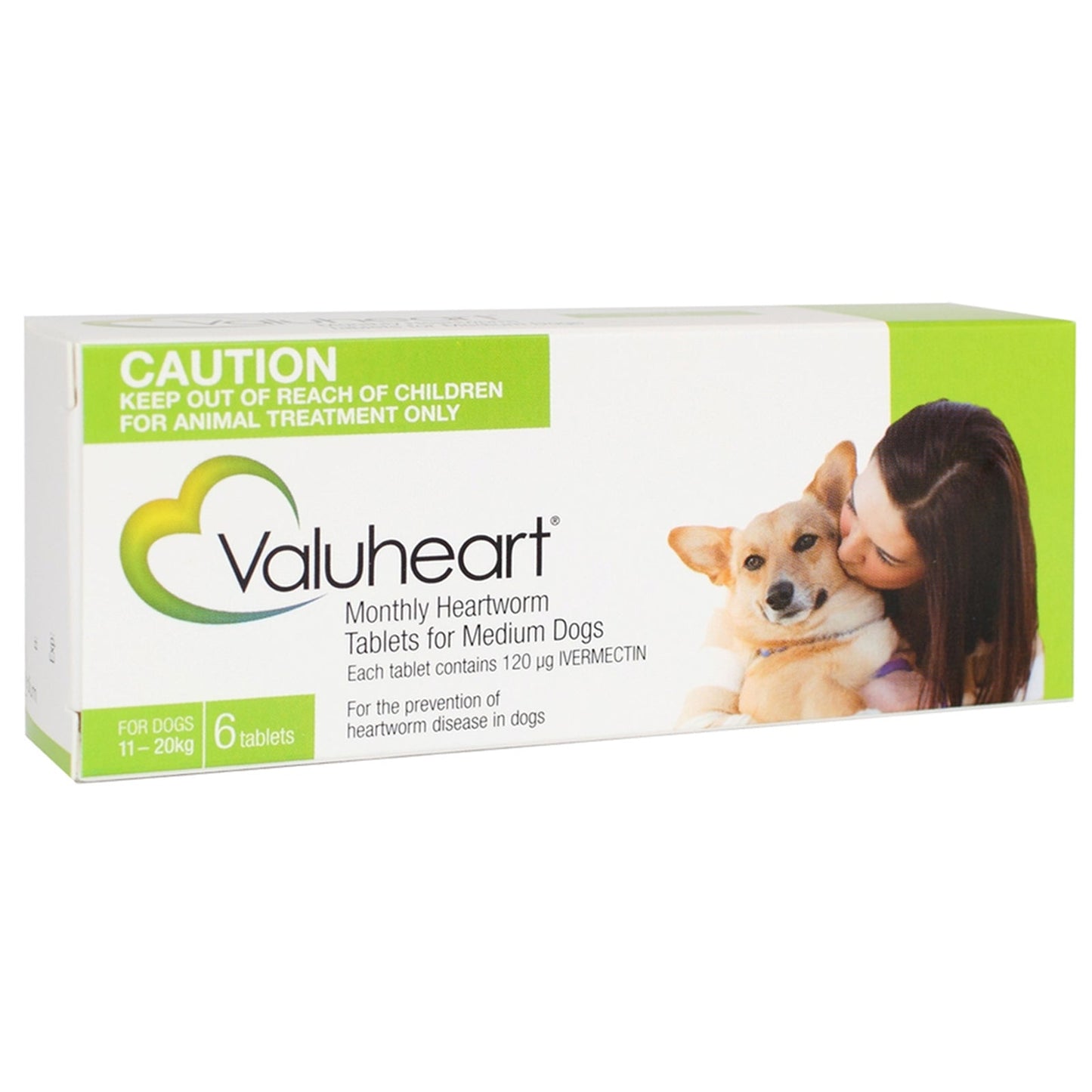 Valuheart For Medium Dogs Up To 20kg Green - Pet And Farm