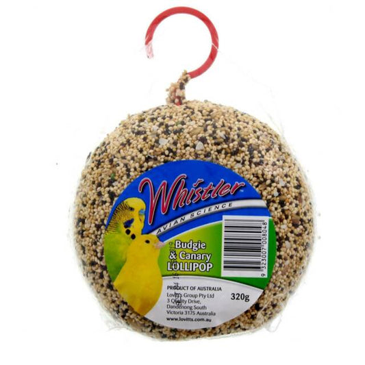 Whistler Budgie and Canary Lollipop 320g - Pet And Farm