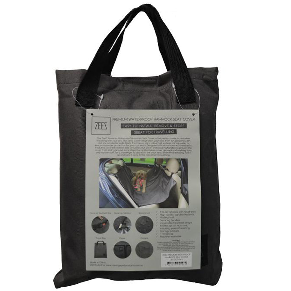 ZeeZ Car Seat Cover Hammock Premium Waterproof - Pet And Farm