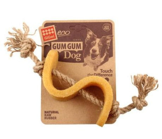 Gigwi Gum Gum Dollar with Hemp Rope - Pet And Farm