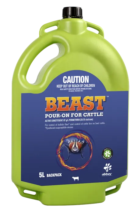 Beast Pour-On Fly & Lice Cattle - Pet And Farm