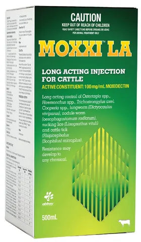 MOXXI LA Long Acting Injection for Cattle - Pet And Farm