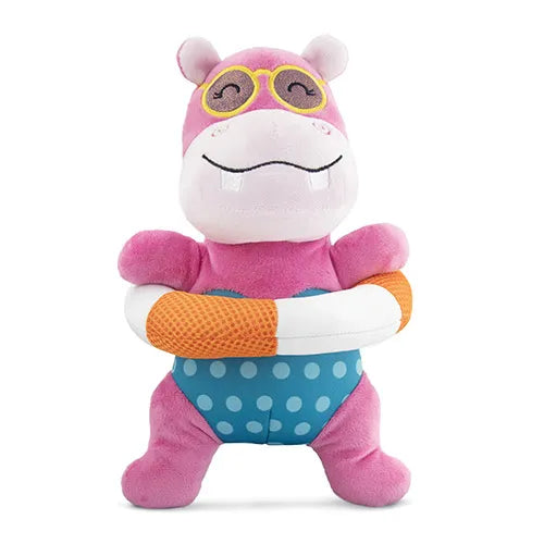 Hillary The Hippo Splash Critters Dog Toy