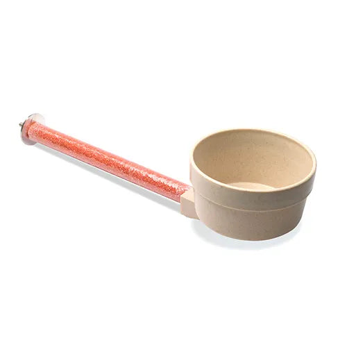 Bird Bowl Bolt On With Perch - Pet And Farm