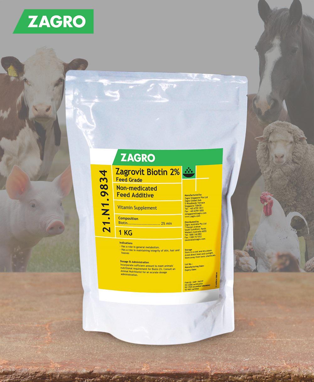 Zagrovit Biotin 2% 1kg - Pet And Farm