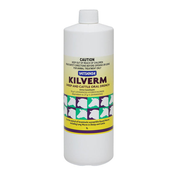 KILVERM Oral Drench Sheep & Cattle 1Lt - Pet And Farm