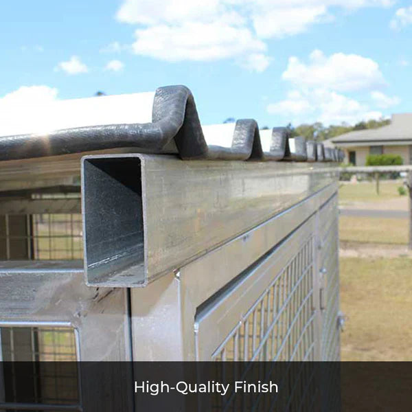 Aussie Dog Kennels Raised Dog Kennel - Pet And Farm