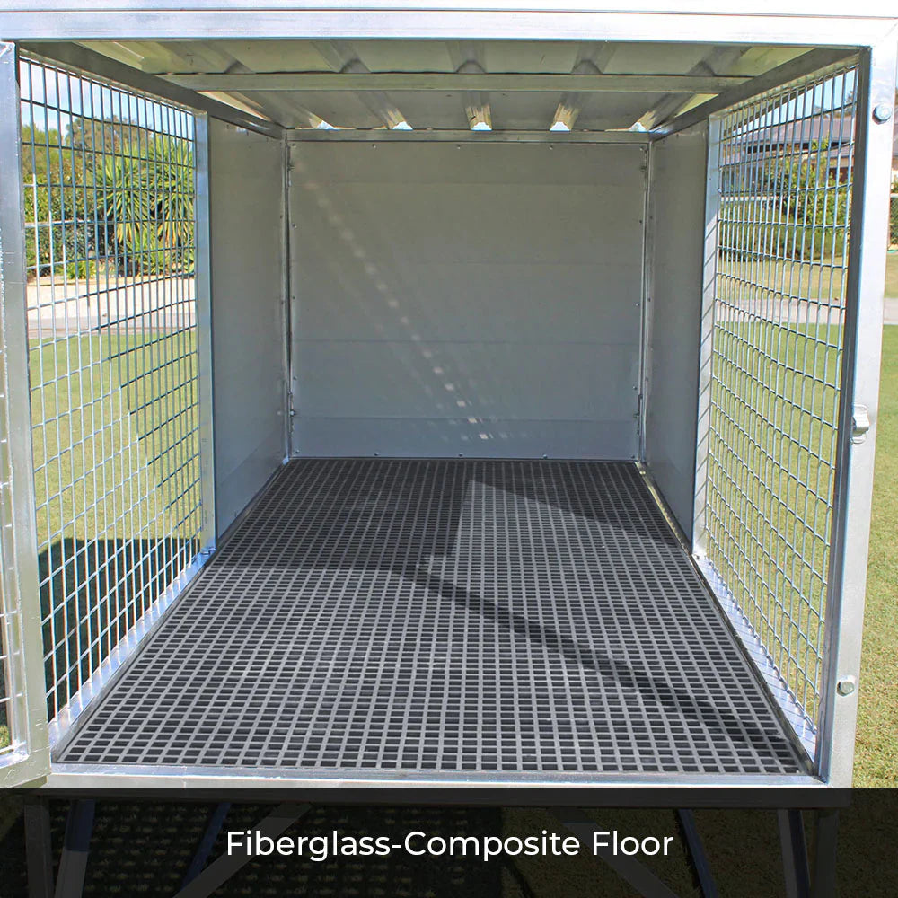 Aussie Dog Kennels Raised Dog Kennel - Pet And Farm