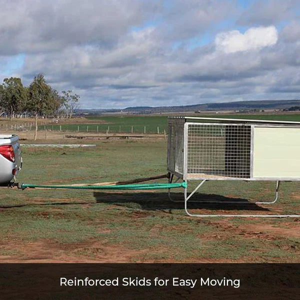 Aussie Dog Kennels Raised Dog Kennel - Pet And Farm