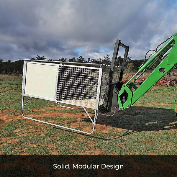 Aussie Dog Kennels Raised Dog Kennel - Pet And Farm