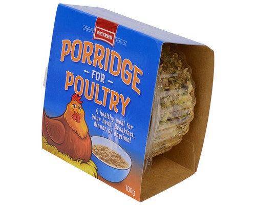 Peters Porridge for Poultry Chicken Treat 100g - Pet And Farm