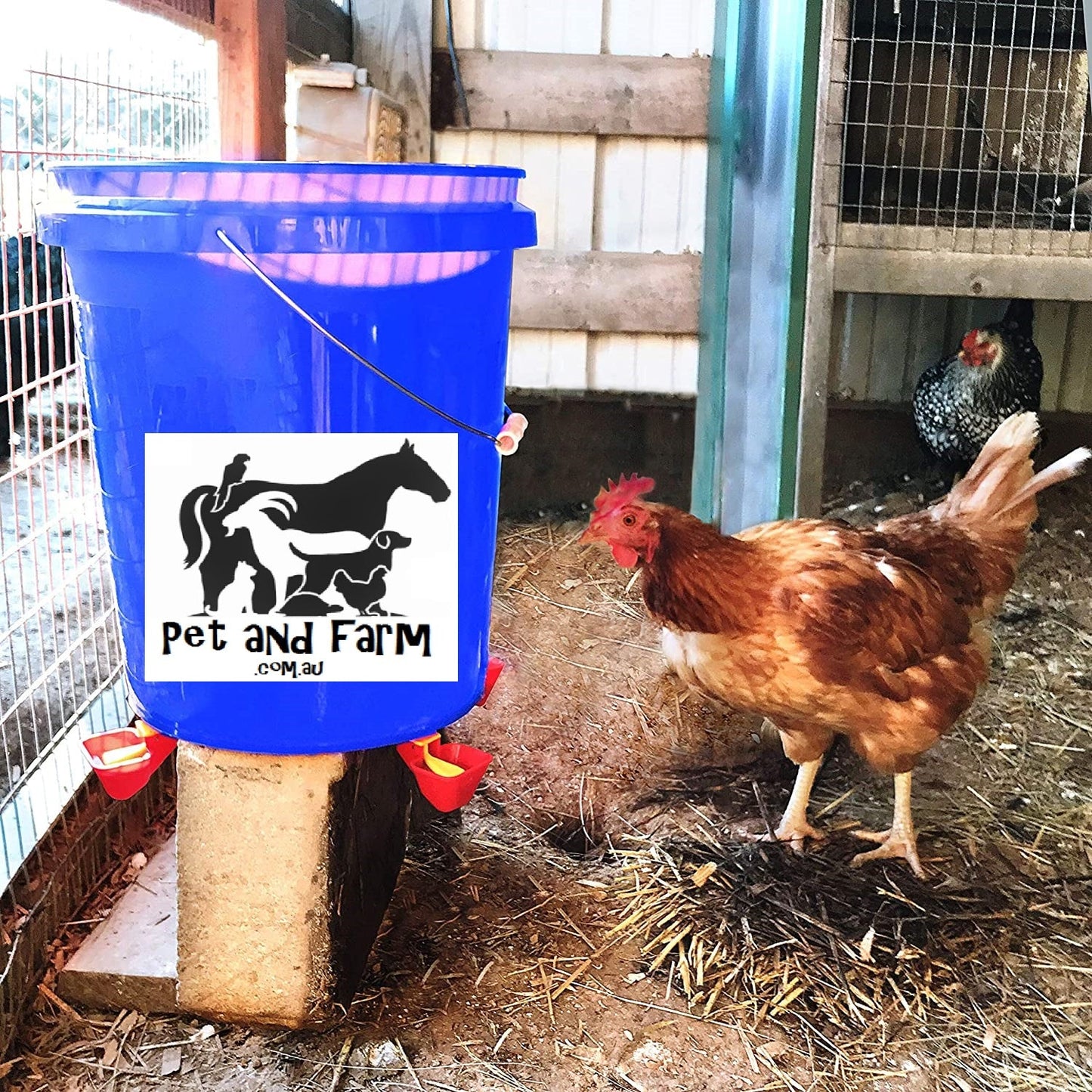 Poultry Low Fill Nipple Water Cup -Lubing - Pet And Farm