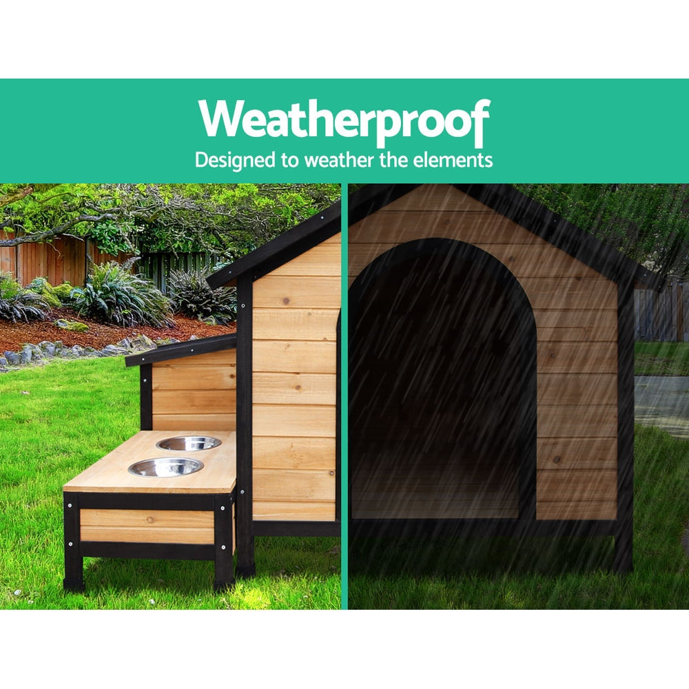 i.Pet Extra Large Wooden Pet Kennel with Storage - Pet And Farm