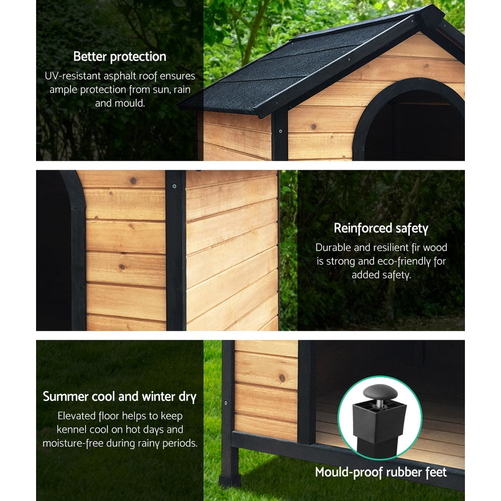 i.Pet Extra Large Wooden Pet Kennel with Storage - Pet And Farm