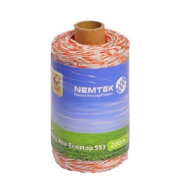 Nemtek Poly Wire 200m - Pet And Farm