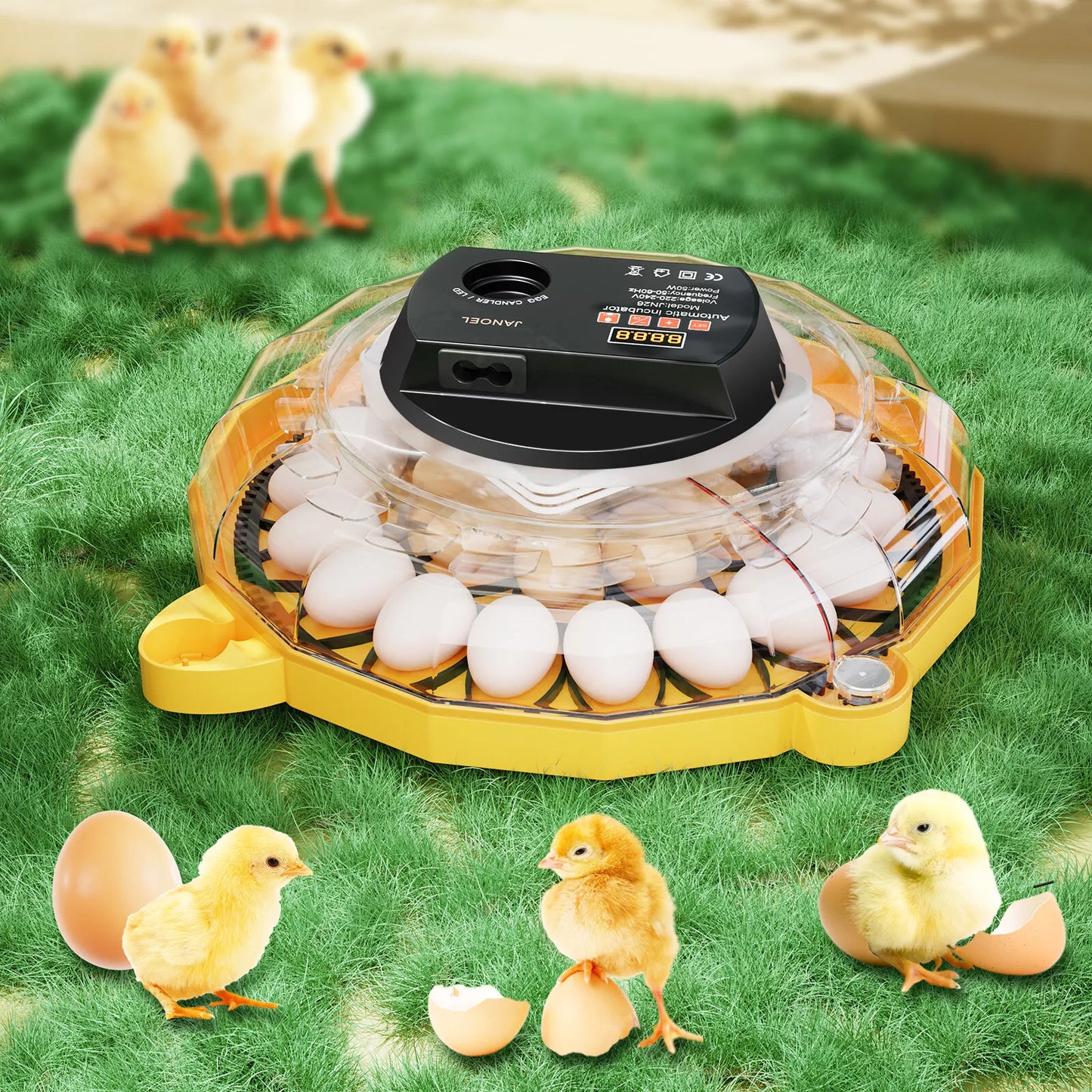 Incubator JANOEL 26 up to 60 Egg Capacity