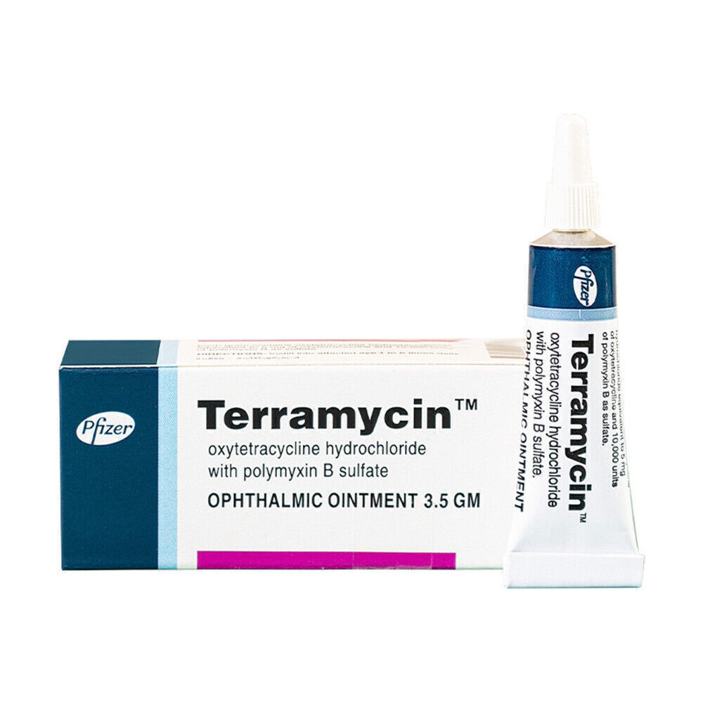 Terramycin Ophthalmic Ointment 3.5gm - Pet And Farm