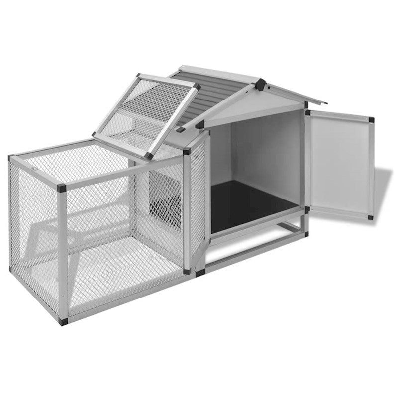 Rabbit Hutch – Aluminium - Pet And Farm