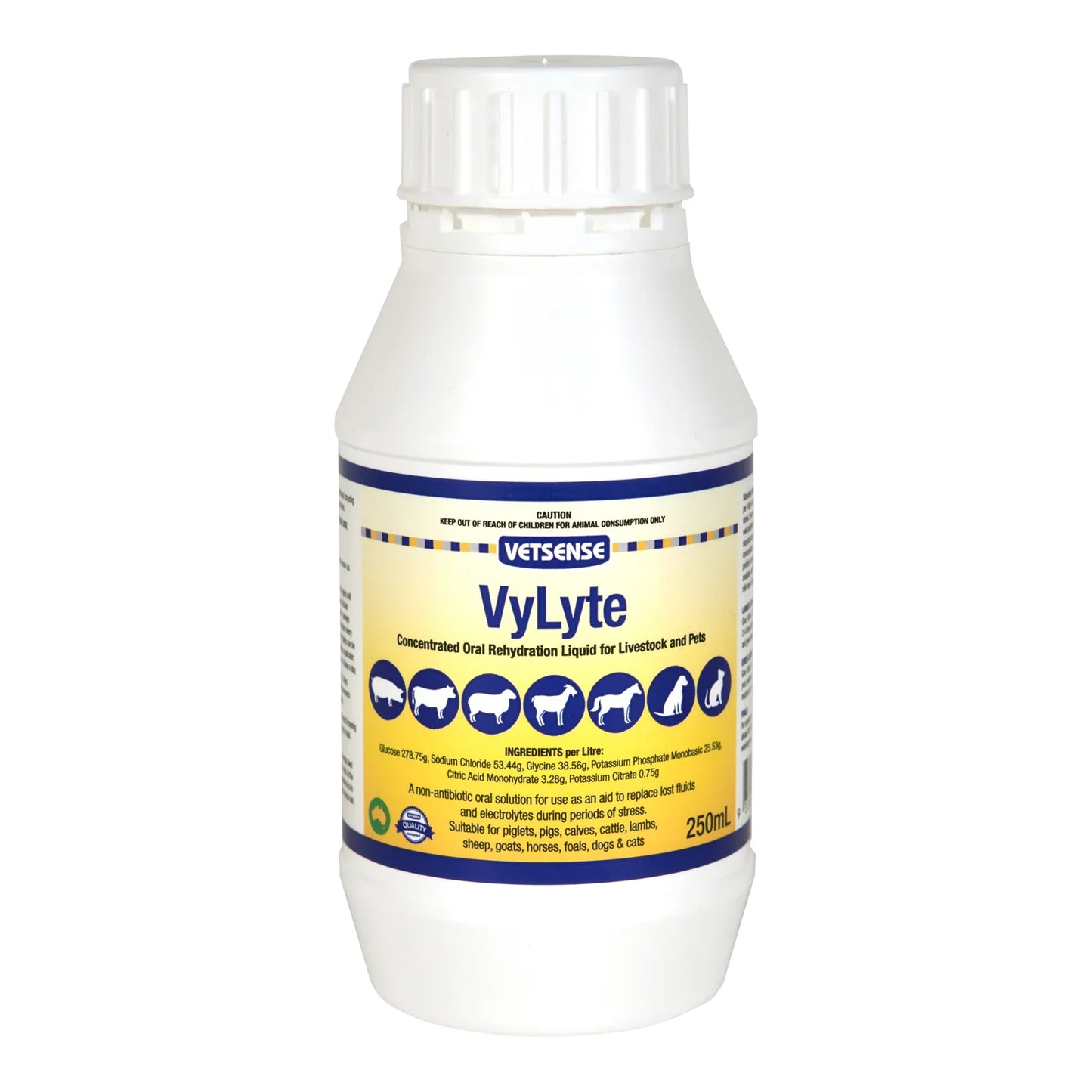Vetsense VyLyte 250ml - Pet And Farm