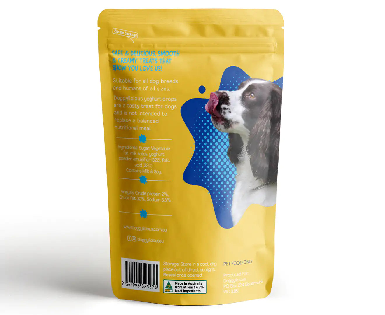 Doggylicious Yoghurt Drop 1kg - Pet And Farm
