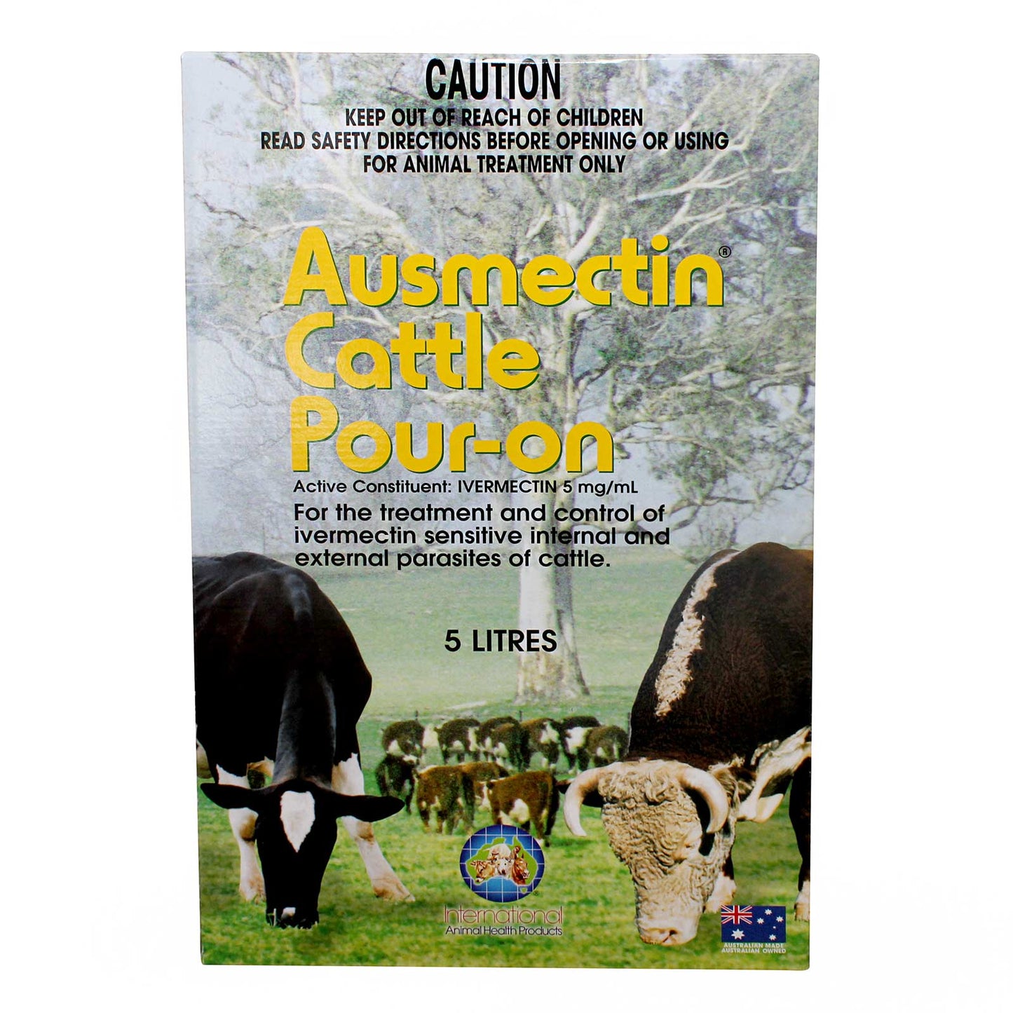 Ausmectin Pour On For Cattle 5L - Pet And Farm