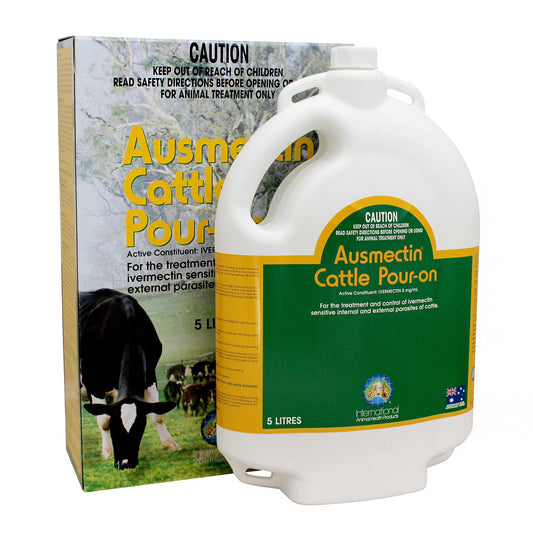 Ausmectin Pour On For Cattle 5L - Pet And Farm