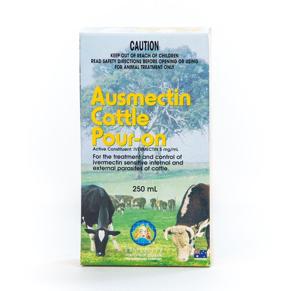 Ausmectin Cattle Pour On 250ml - Pet And Farm