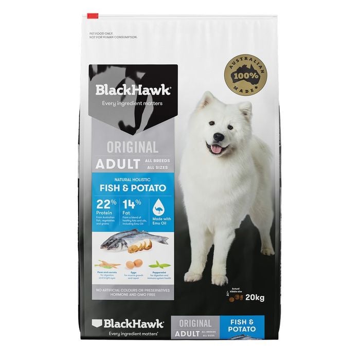 Black Hawk Dog Food Adult Fish & Potato