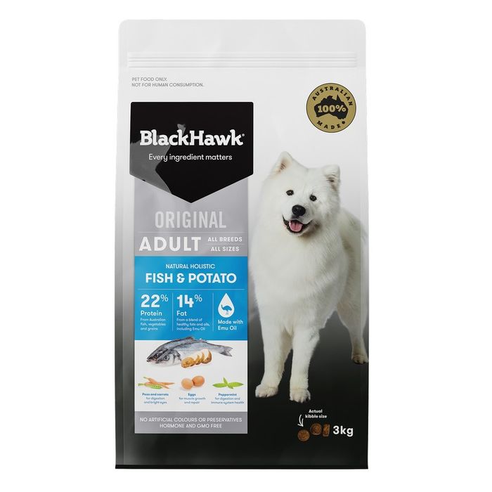 Black Hawk Dog Food Adult Fish & Potato - Pet And Farm