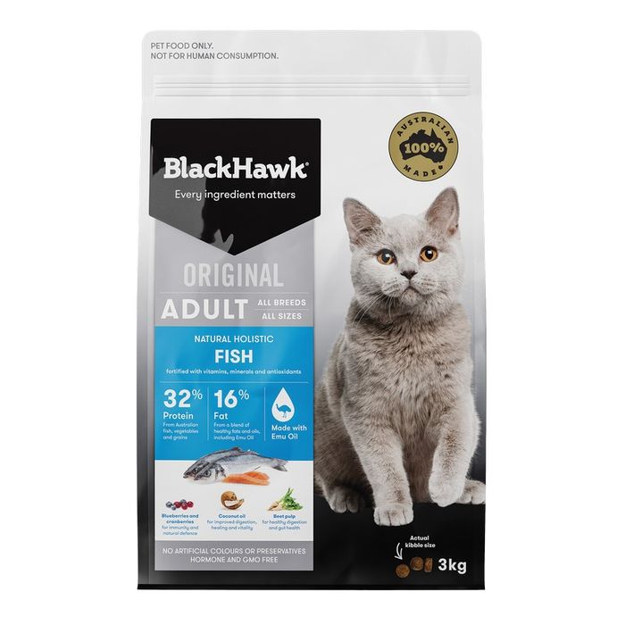 BlackHawk Adult Feline Fish - Pet And Farm