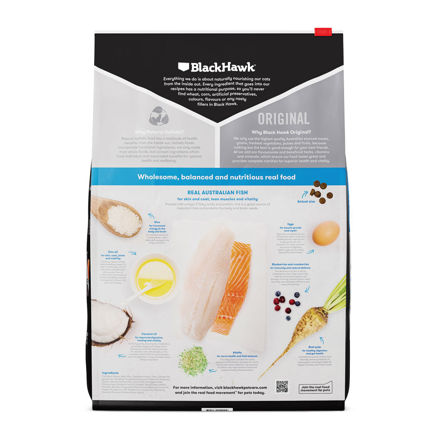 Black Hawk Adult Feline Fish 1.5kg - Pet And Farm