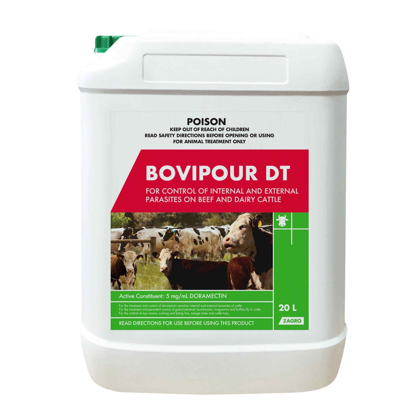 Bovipour DT Doramectin 20L - Pet And Farm