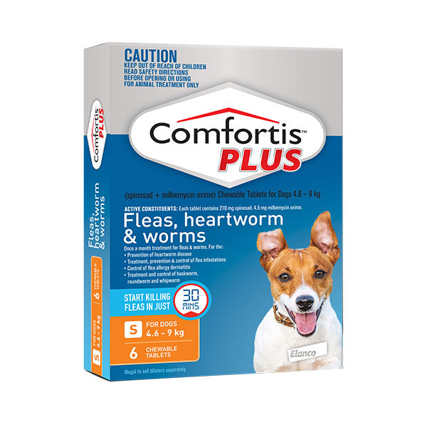 Comfortis Plus Orange Chews for Small Dogs – 6 Pack - Pet And Farm