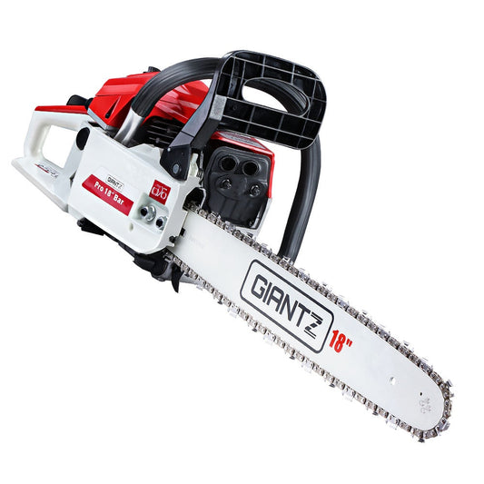 GIANTZ 45CC Petrol Commercial Chainsaw Chain Saw Bar E-Start Pruning - Pet And Farm