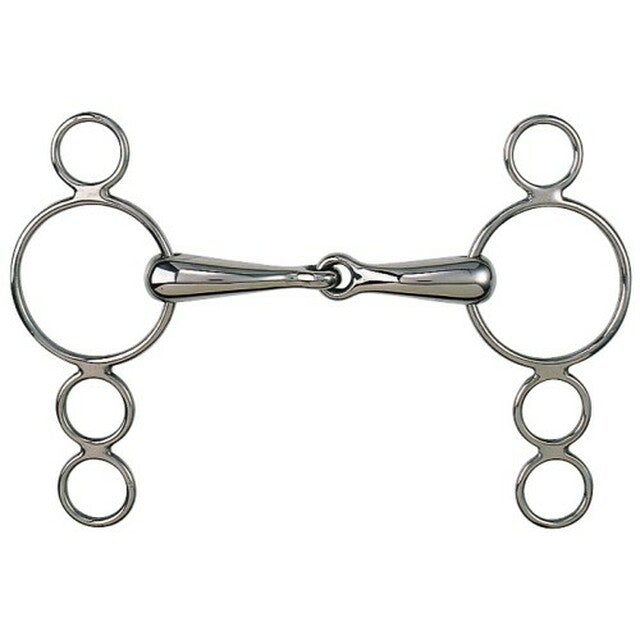 Equisteel Dutch Gag w/4 Rings 12.5(5") - Pet And Farm