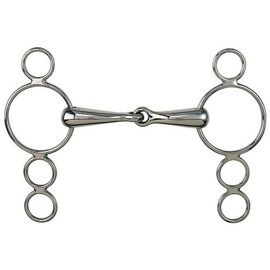 Equisteel Dutch Gag w/4 Rings 12.5(5") - Pet And Farm