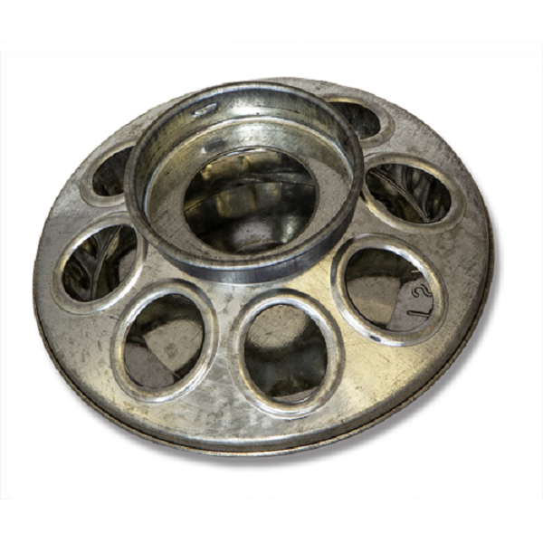 Chicken Feeder Galvanised base with Glass Mason Top 1kg - Pet And Farm