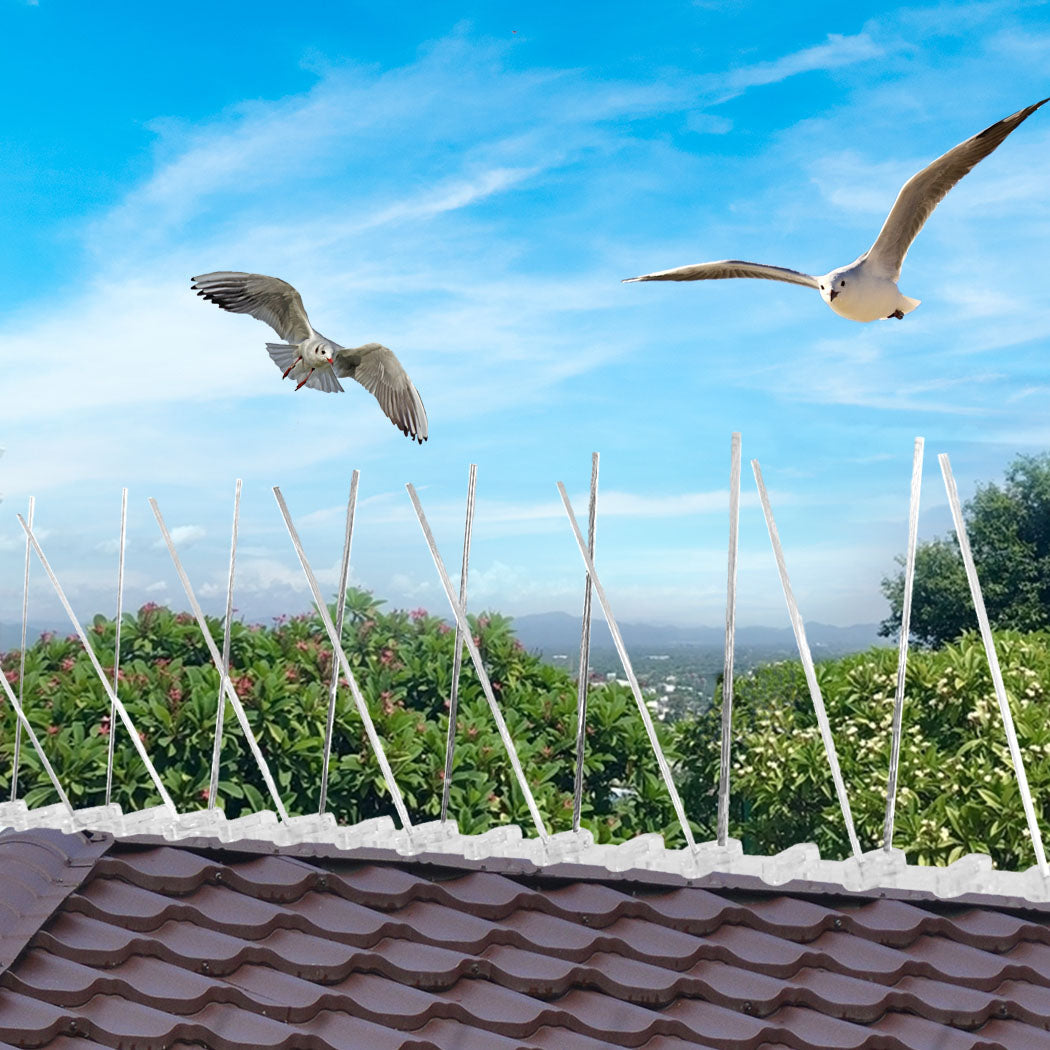 10x 50cm Anti Narrow Bird Spikes Pigeon Deterrent Repellent Bird Sting Stainless - Pet And Farm