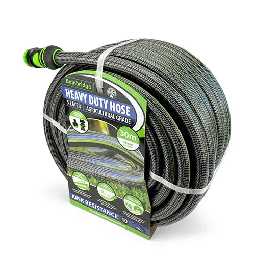 Bainbridge Heavy Duty Hose With fittings 5 Layer 18mm - Pet And Farm