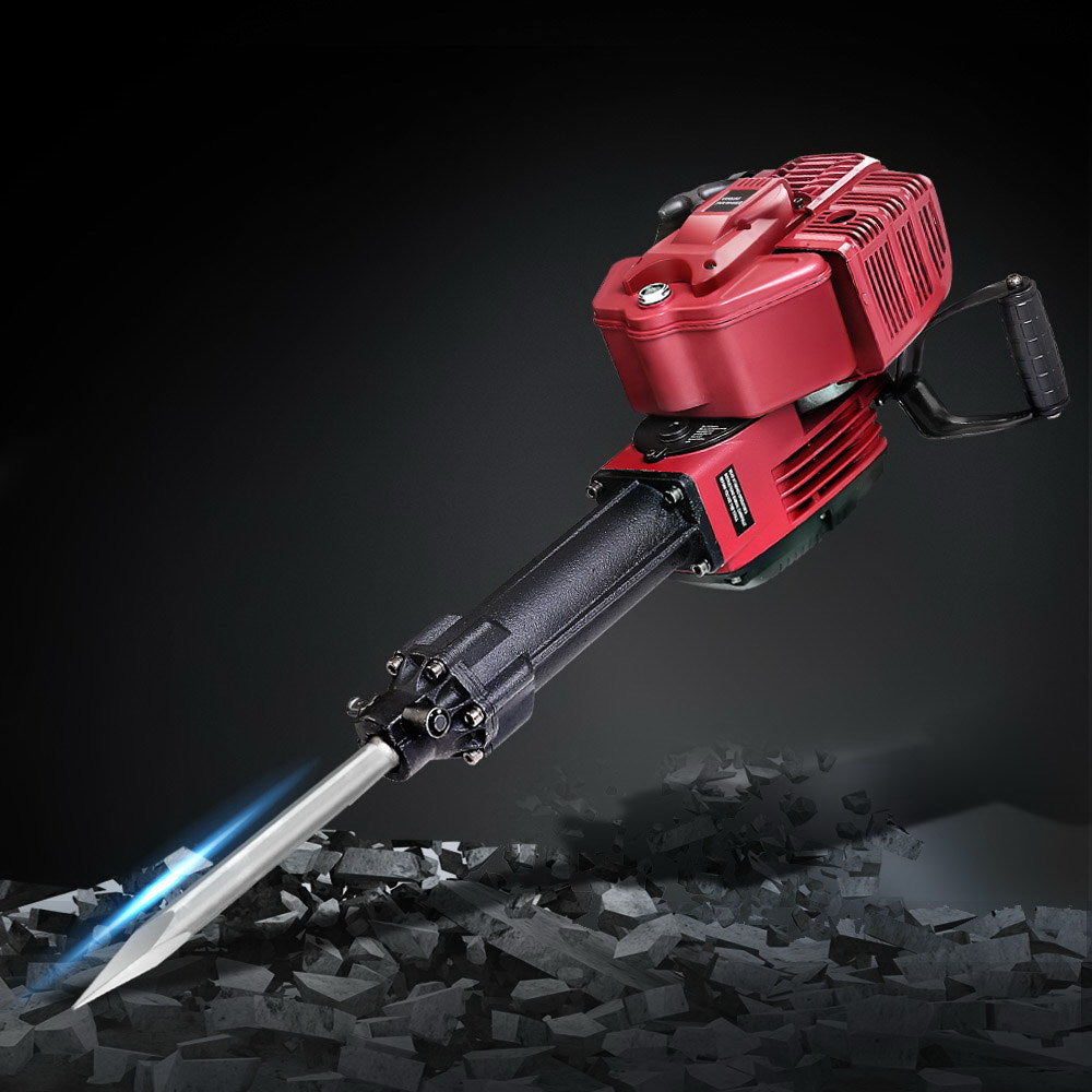 GIANTZ 52CC Petrol Jack Hammer Demolition Breaker Concrete Jackhammer - Pet And Farm