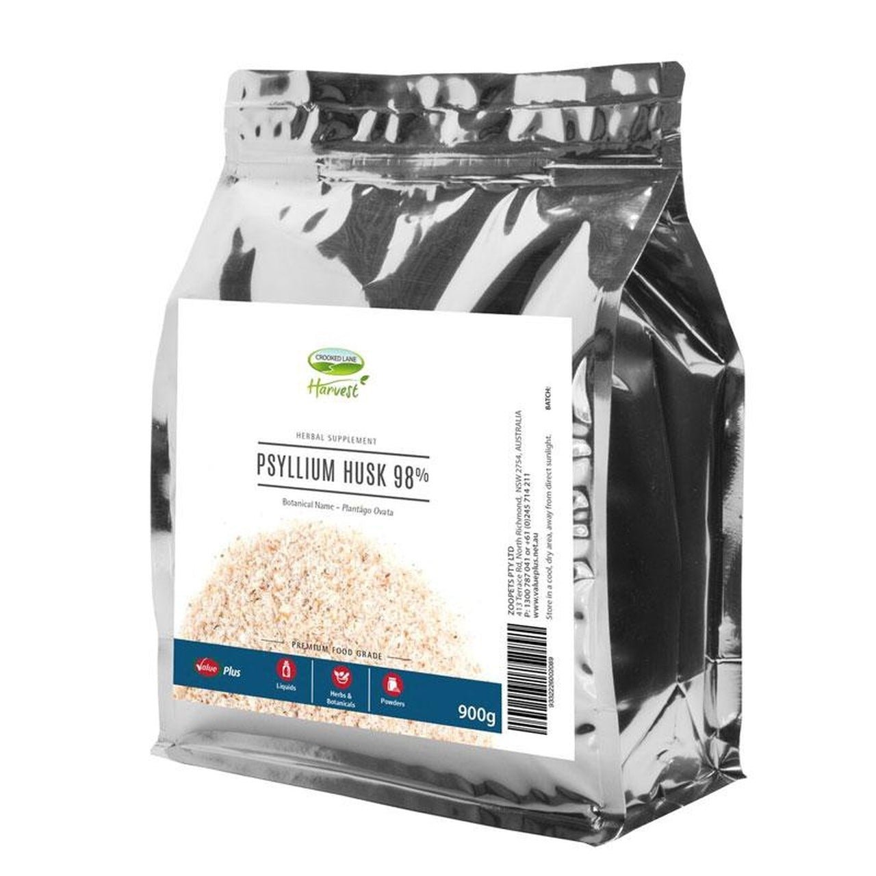 Crooked Lane Psyllium Husk 900g - Pet And Farm