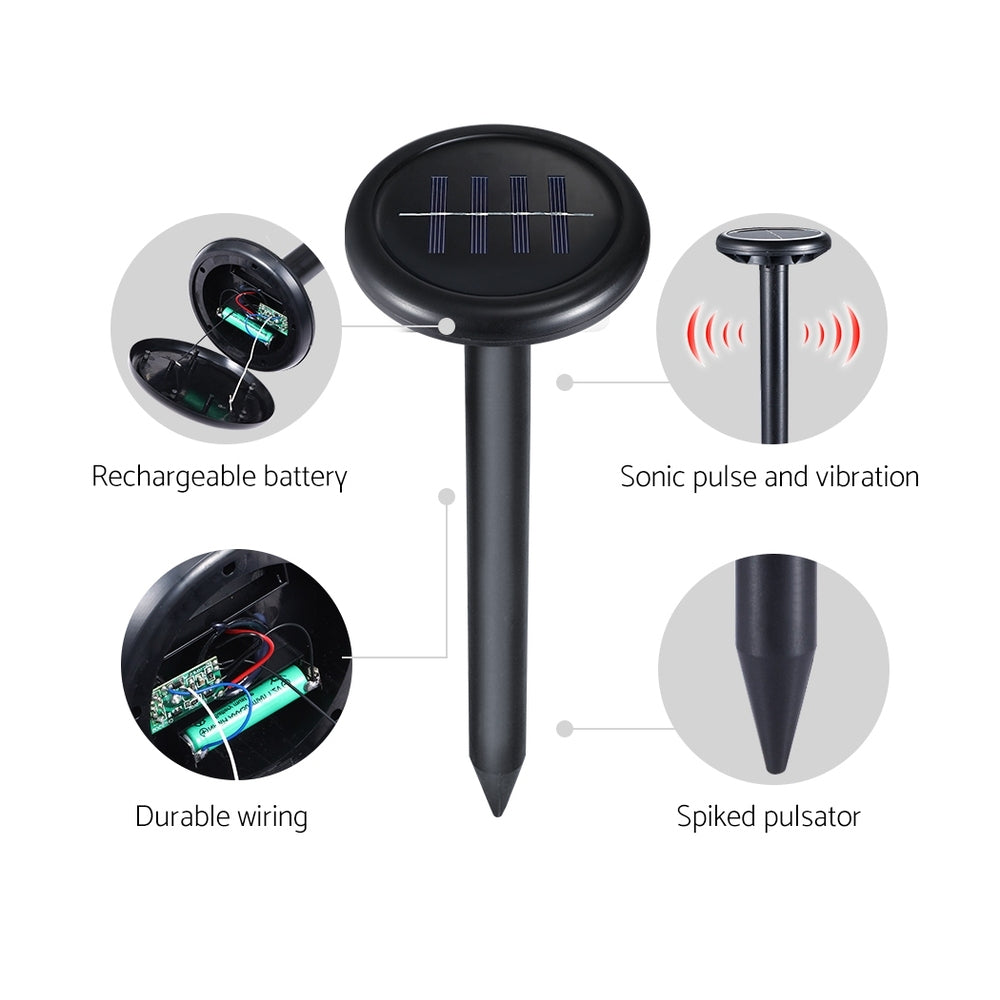 Gardeon 6 X Solar Snake Repeller Powered Snake Repellers Pest Control - Pet And Farm