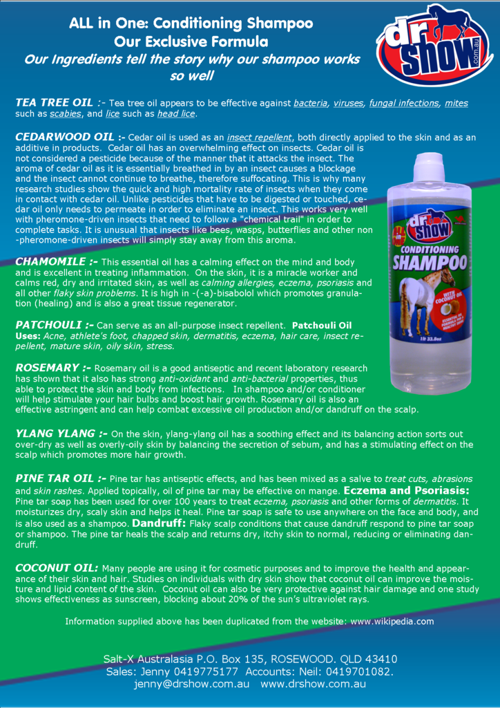 Dr Show Conditioning Shampoo 500ml - Pet And Farm