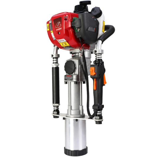Baumr-AG 38cc 4-Stroke 40cc Petrol Post Driver, with Carry Case & 3 Piling Sleeves - Pet And Farm