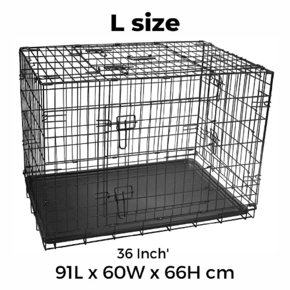 Floofi Dog Cage 36" FI-PC-128-XD - Pet And Farm