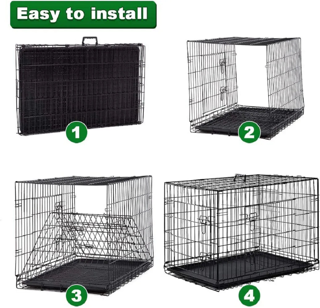 Floofi Dog Cage 36" FI-PC-128-XD - Pet And Farm